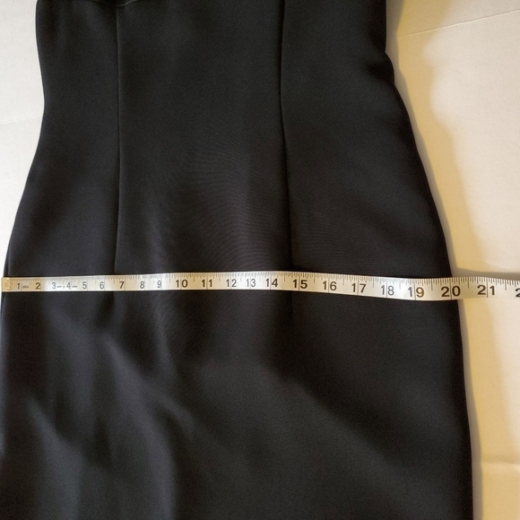 Liz Claiborne Night Formal Black Sleeveless Lined Dress Sz 10 - Picture 10 of 15